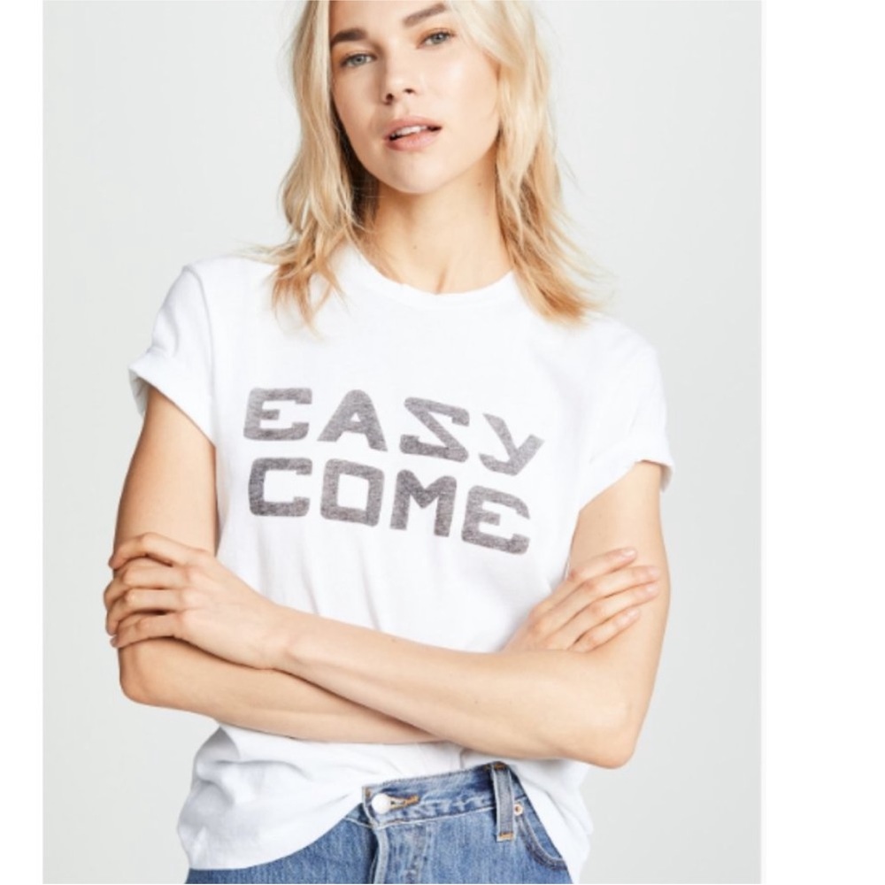 Re/Done Easy Come Easy Go Girlfriend Tee